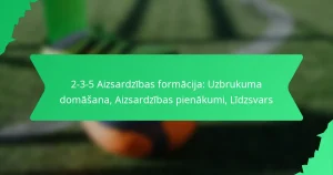 2-3-5 Aizsardzības formācija: Uzbrukuma domāšana, Aizsardzības pienākumi, Līdzsvars